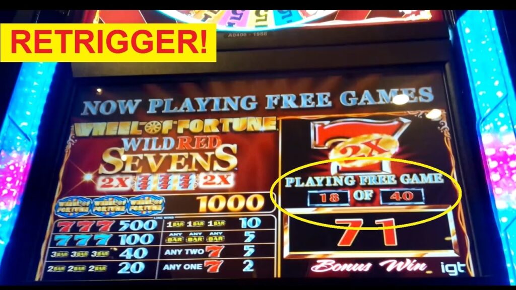 WOF Wild Red Sevens Prog Slots